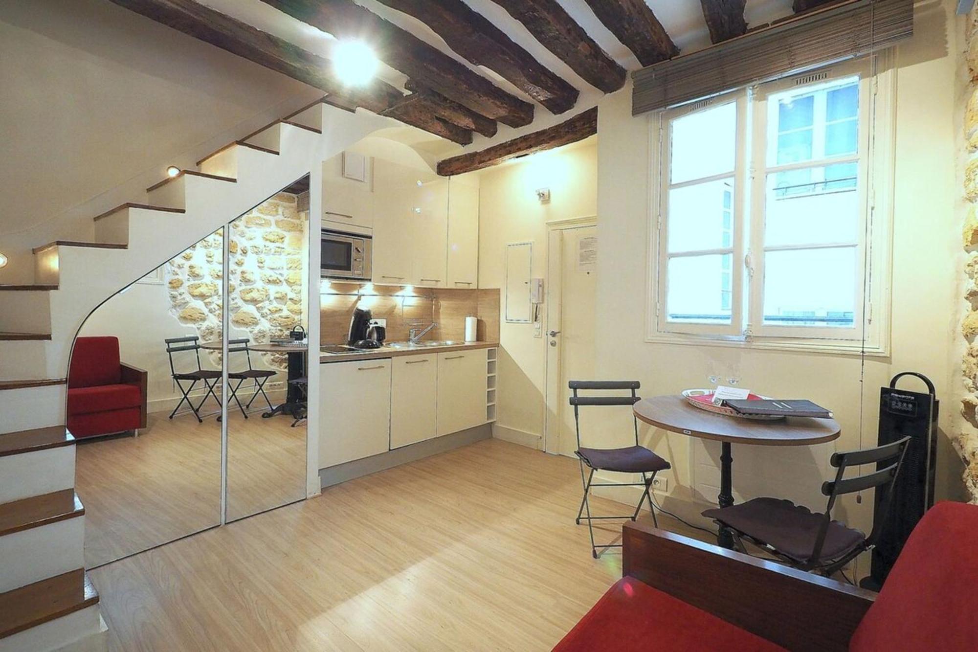 Louvre Parisian Duplex Apartment